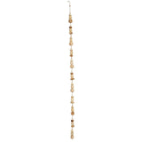 72" Mango Wood Bead Garland White Cliff Studio Decorative Objects