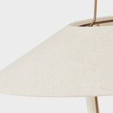 Des Peres Chandelier in Patina Brass