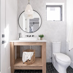 Columbia Pendant Light in Distressed Bronze, Small White Cliff Studio Pendant