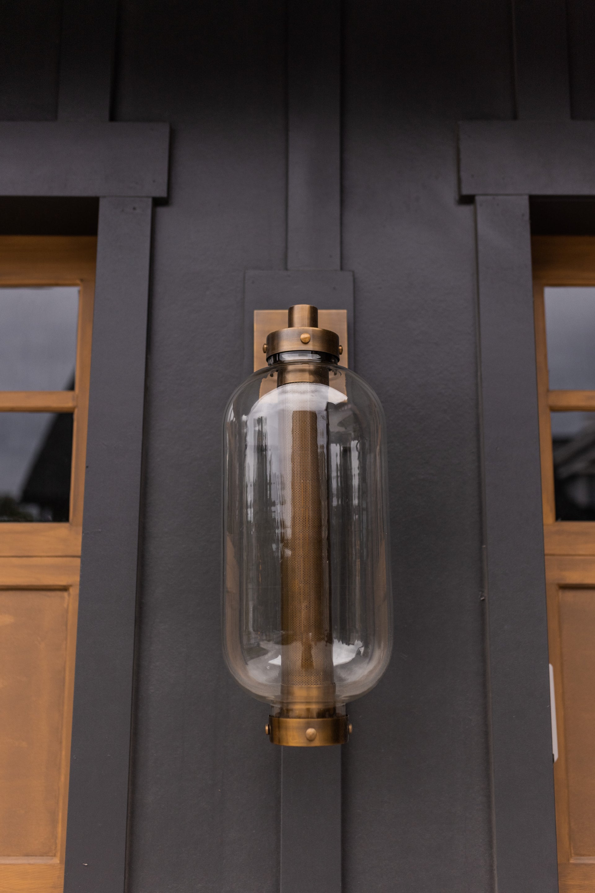 Tex Wall Sconce in Patina Brass, Extra Large