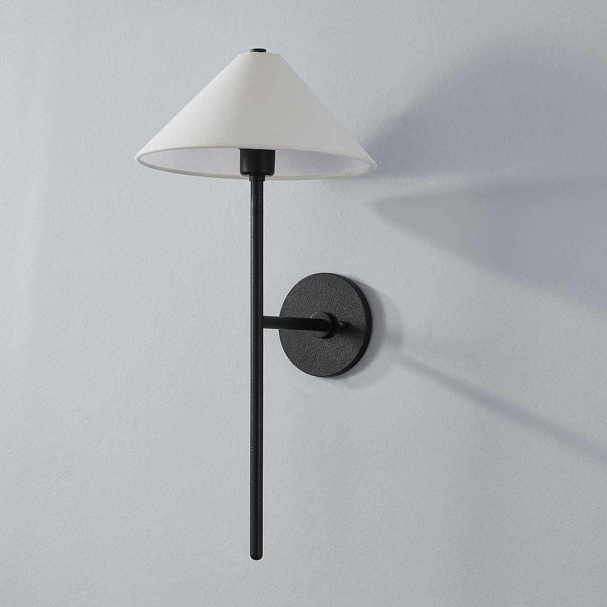 Cedar Forged Iron Wall Sconce