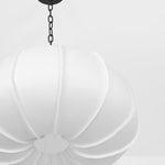 Huxley Pendant Light, Large White Cliff Studio Pendant