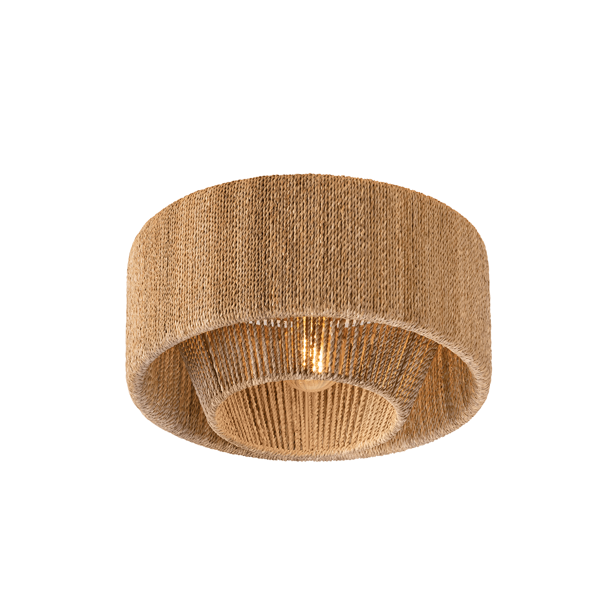 Troy Lighting Cam Rattan Flush Mount Light – White Cliff Studio