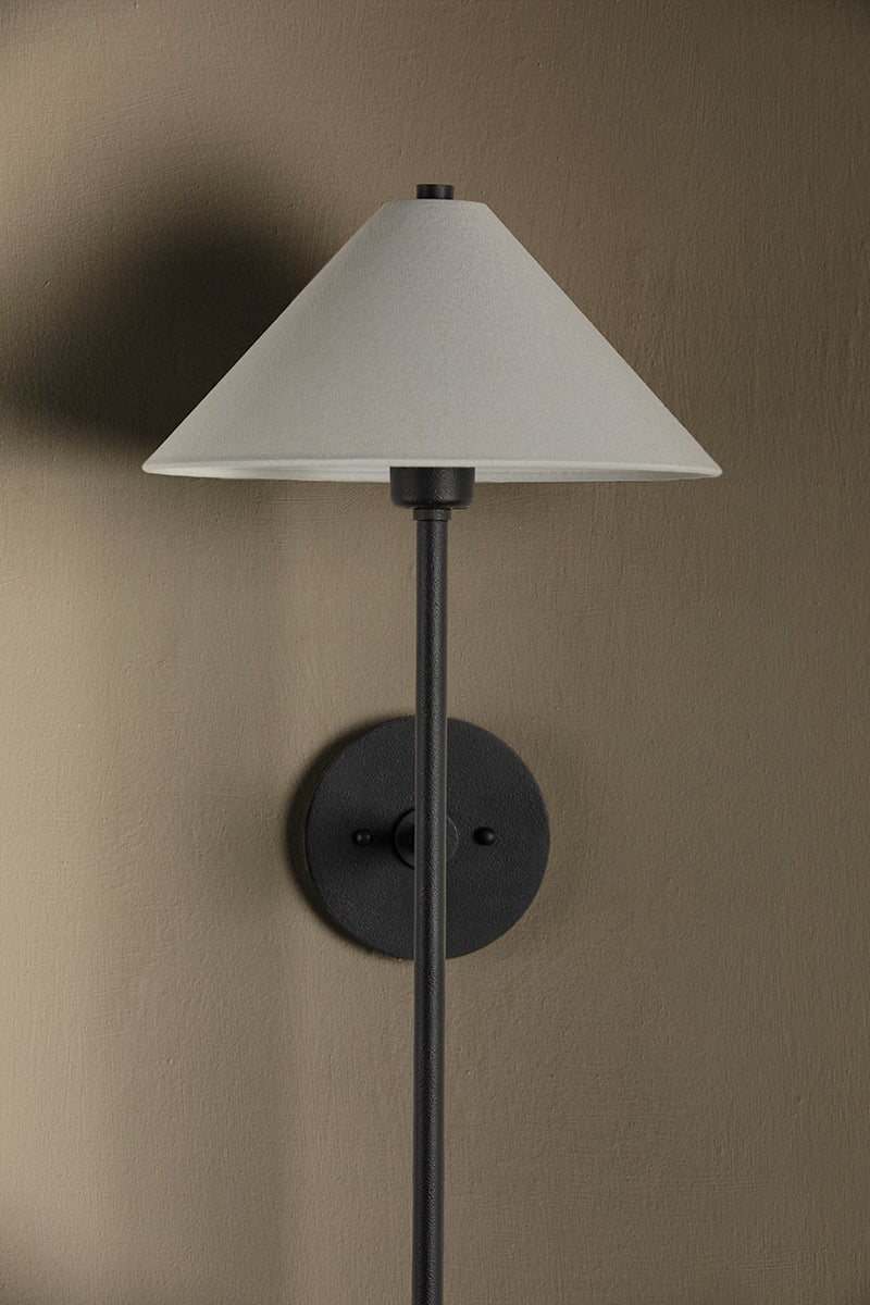 Cedar Forged Iron Wall Sconce
