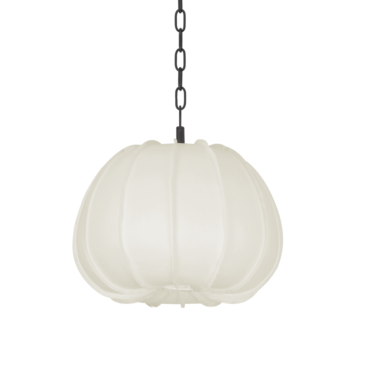 Huxley Pendant Light, Small White Cliff Studio Pendant