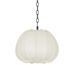 Huxley Pendant Light, Small White Cliff Studio Pendant