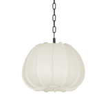Huxley Pendant Light, Small White Cliff Studio Pendant