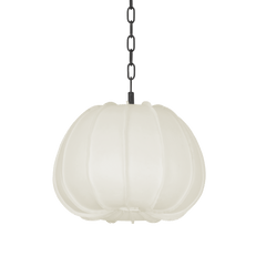 Huxley Pendant Light, Small White Cliff Studio Pendant