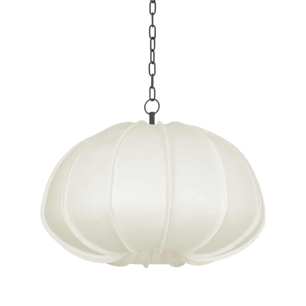 Huxley Pendant Light, Large White Cliff Studio Pendant