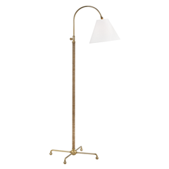 Movement Floor Lamp in Aged Brass