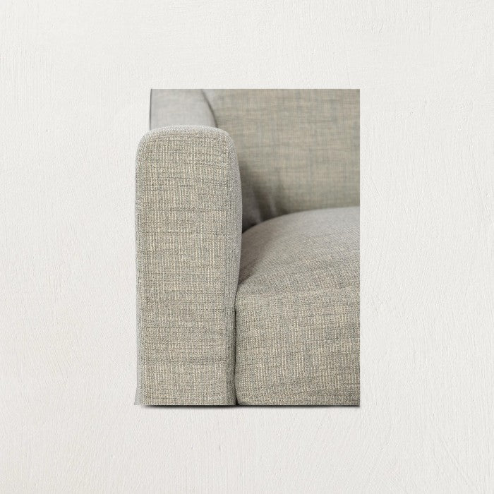 Grace Skirted Plush Sofa