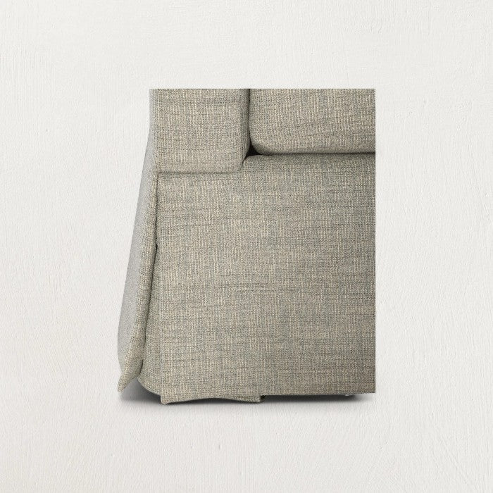 Grace Skirted Plush Sofa