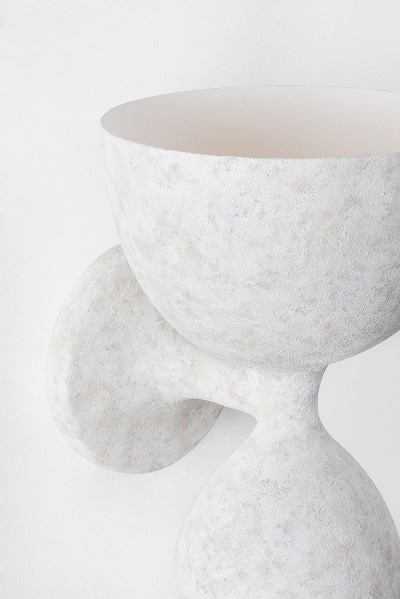 Ellie Weathered White Wall Sconce