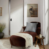 Amber Lewis x Loloi PAL0007 Denim 22" x 22" Cover Only Pillow White Cliff Studio Patterned Pillows