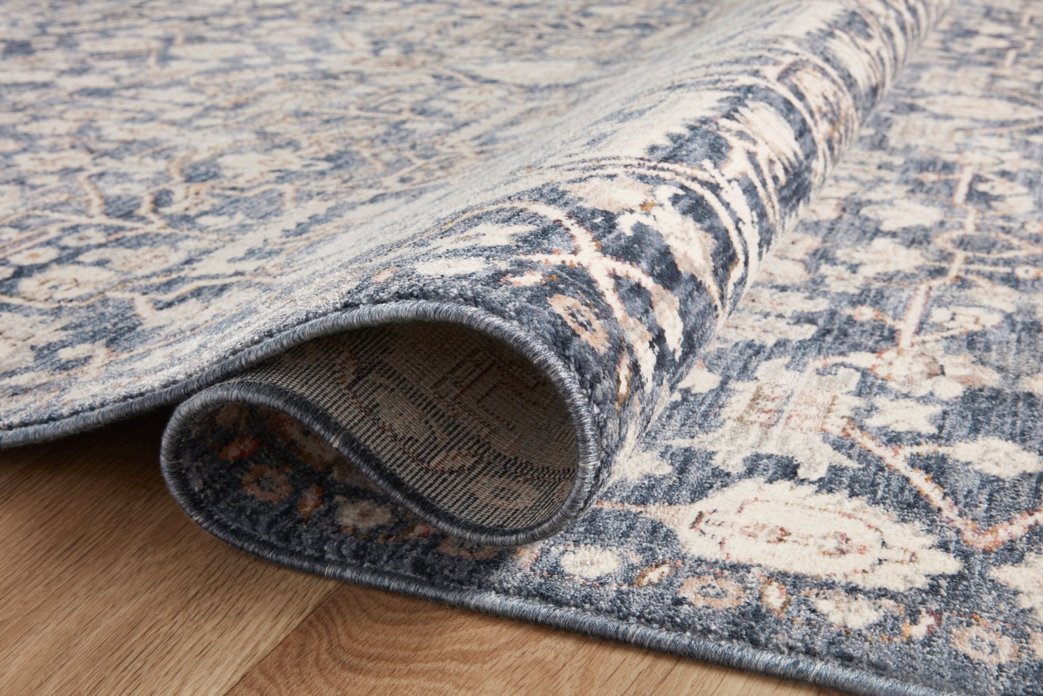Amber Lewis x Loloi Zuma Blue / Ivory Rug