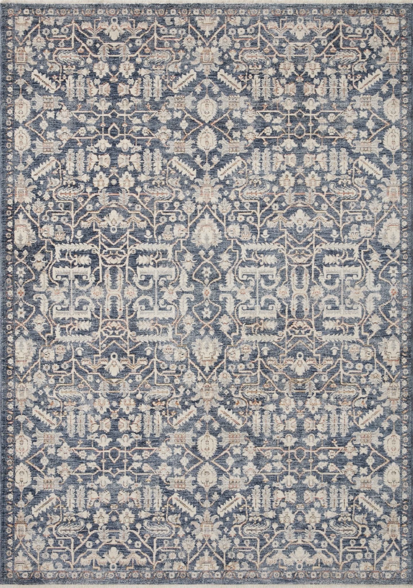 Amber Lewis x Loloi Zuma Blue / Ivory Rug