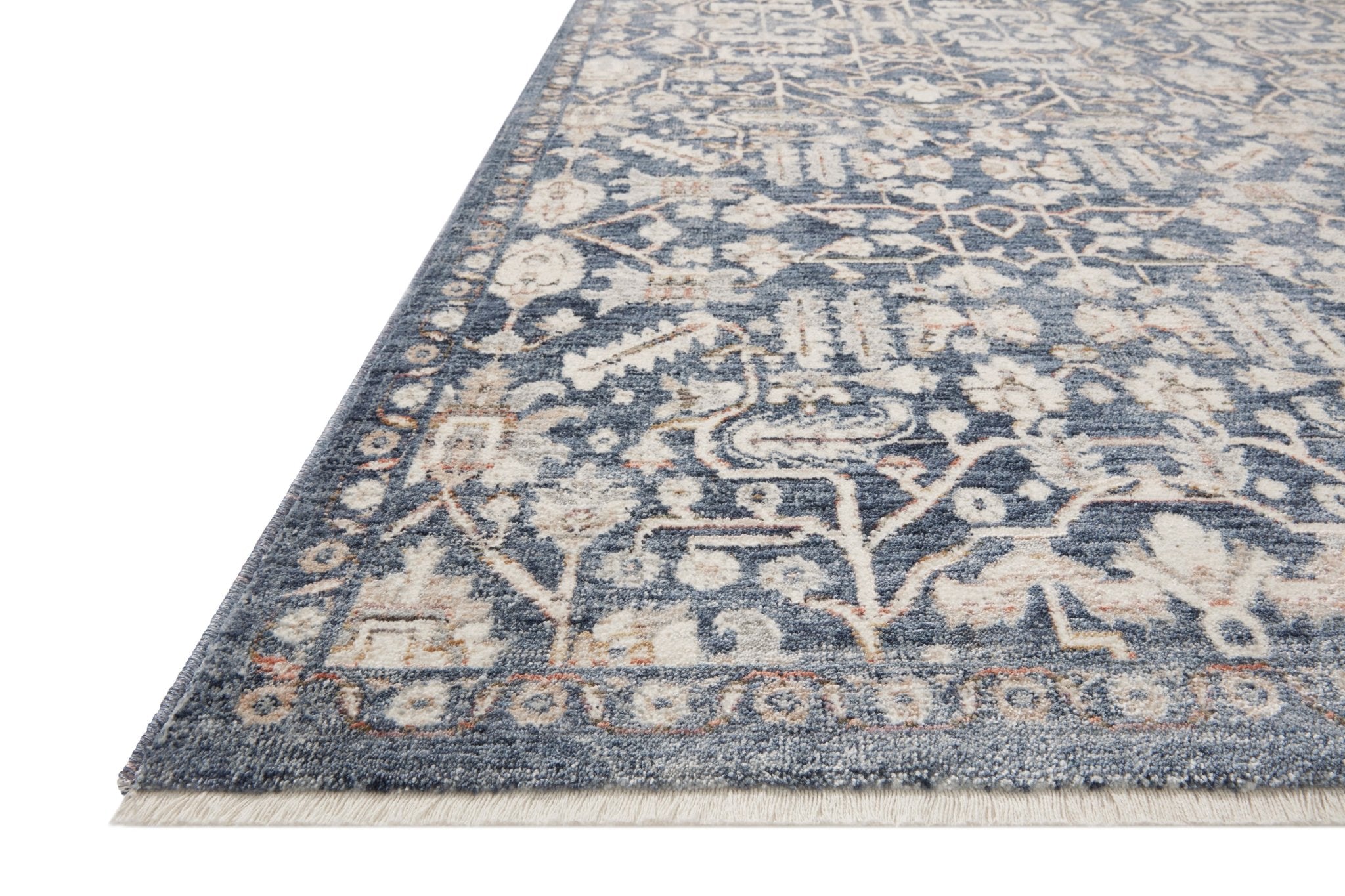 Amber Lewis x Loloi Zuma Blue / Ivory Rug