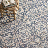 Amber Lewis x Loloi Zuma Blue / Ivory Rug