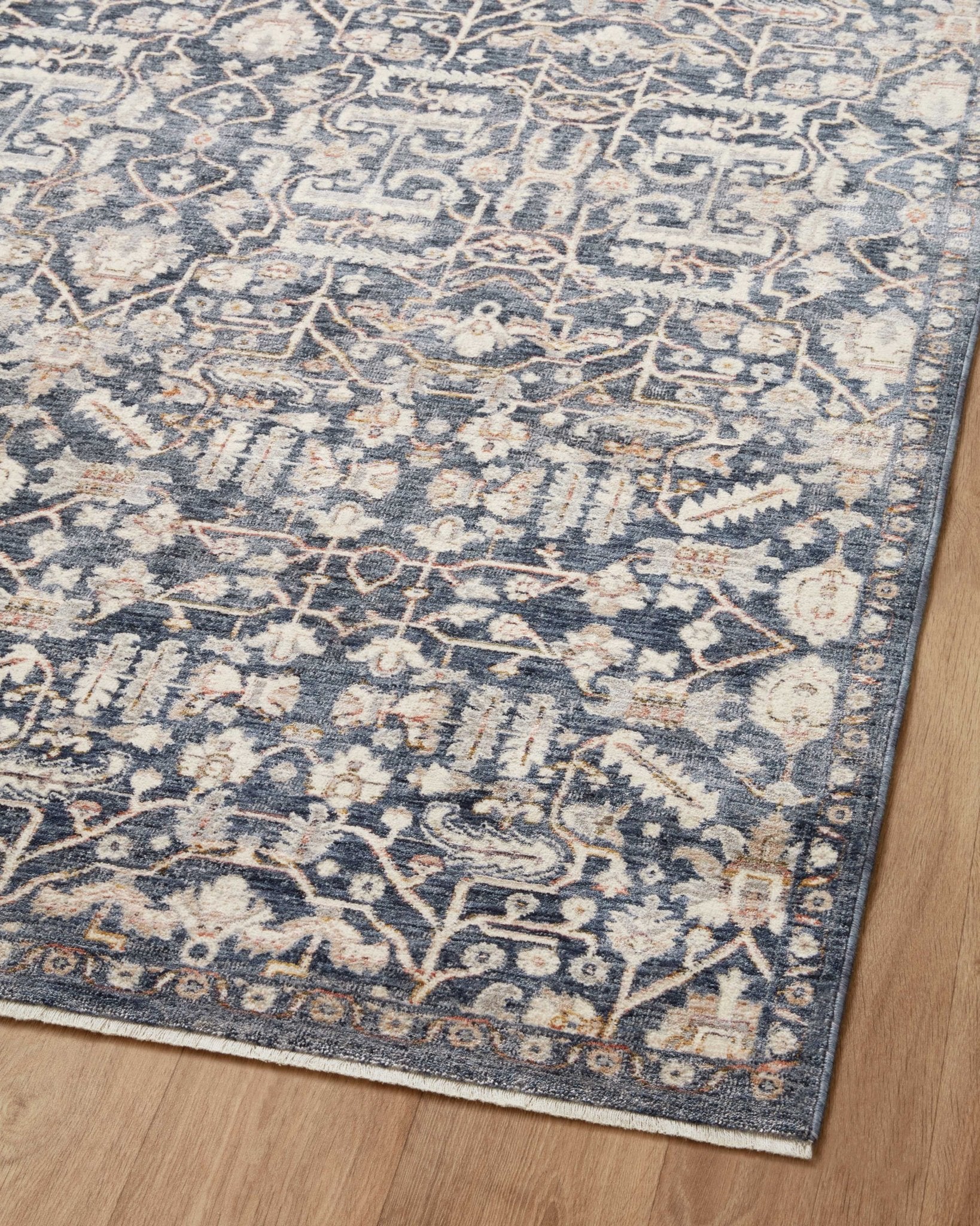 Amber Lewis x Loloi Zuma Blue / Ivory Rug