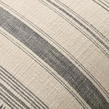 Angela Rose x Loloi Celina PAR0015 Ivory / Grey 18'' x 18'' Cover w/Poly Pillow