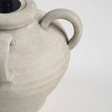 Ava Table Lamp - Cream Vase Design 17.7" Modern Lighting White Cliff Studio Table Lamp