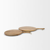 Beau Serving Boards - Set of 2 White Cliff Studio Bowls and Trays