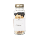 Black Tip Safety Matches - 60 Count, 3.75" White Cliff Studio Candles and Candle Accessories