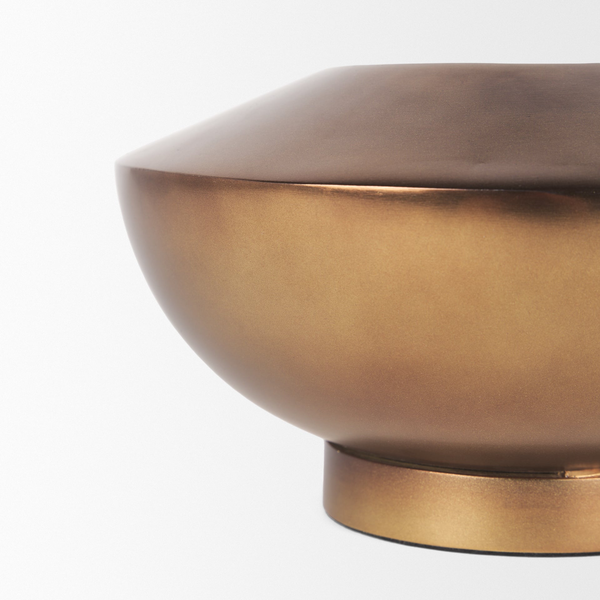 Brie Gold Vase Small