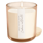 Cashmere and Vanilla Soy Candle - Tinted Glass Jar - 12 oz White Cliff Studio Candles and Candle Accessories