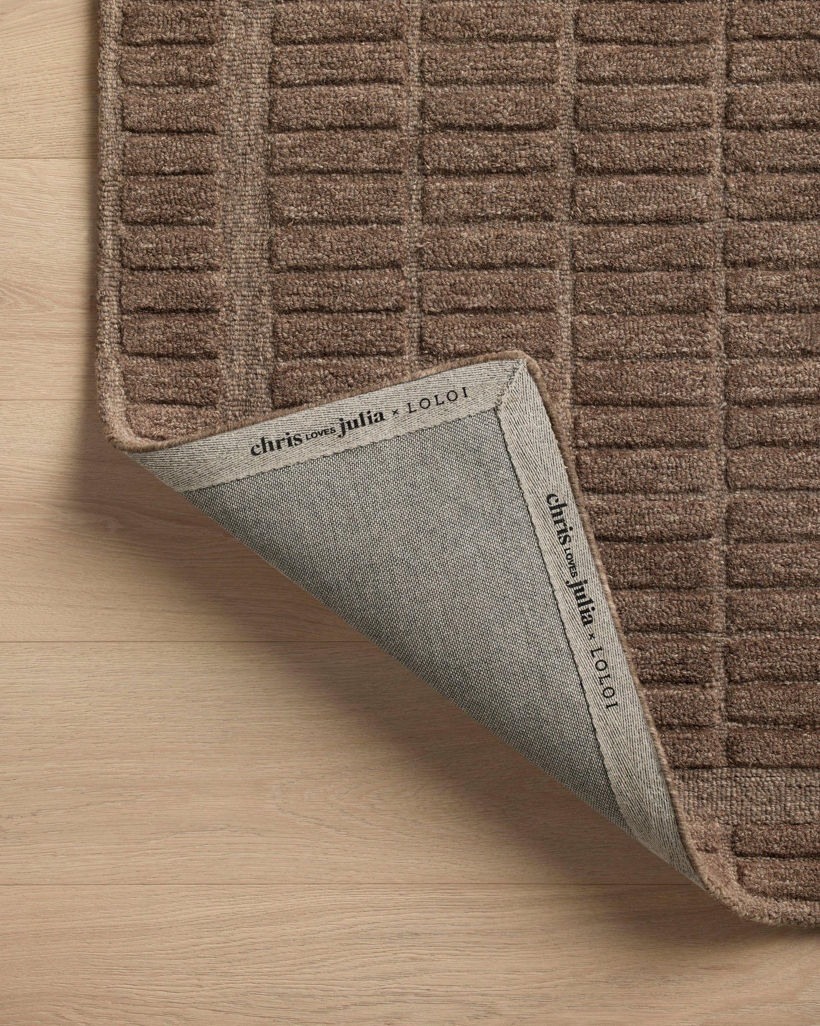 Chris Loves Julia x Loloi Bradley Cocoa / Cocoa Rug