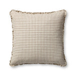 Chris Loves Julia x Loloi Dinah Ivory / Earth 22'' x 22'' Cover w/Down Pillow