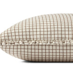 Chris Loves Julia x Loloi Dinah Ivory / Earth 22'' x 22'' Cover w/Down Pillow