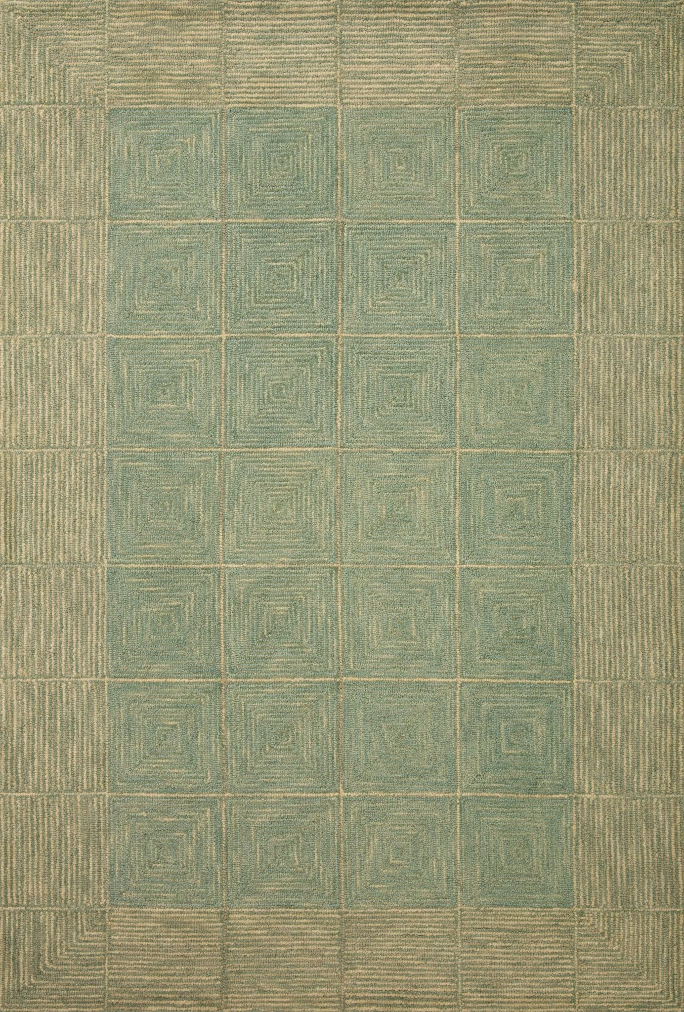 Chris Loves Julia x Loloi Francis Green / Natural Rug