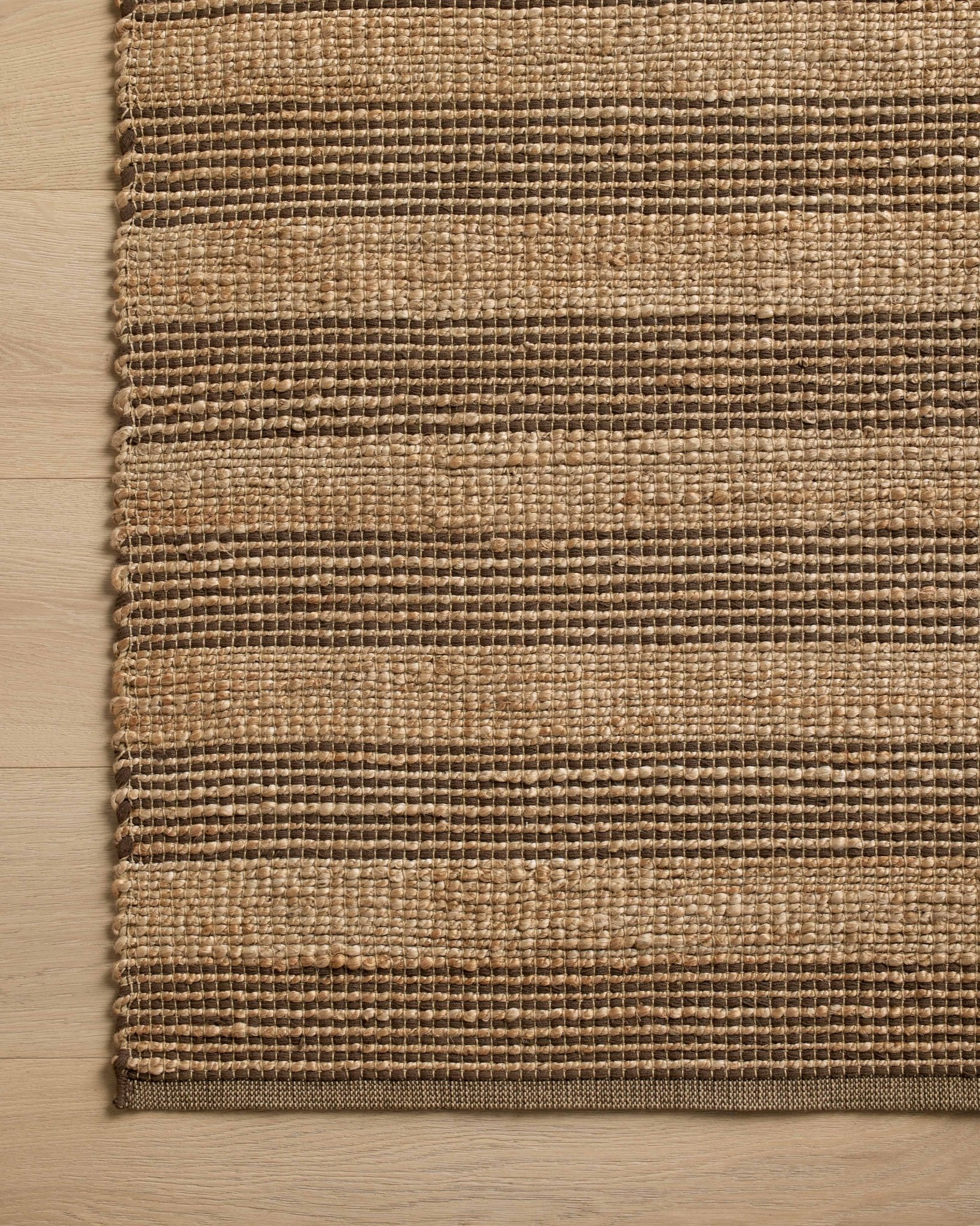 Chris Loves Julia x Loloi Judy Natural / Chocolate Rug