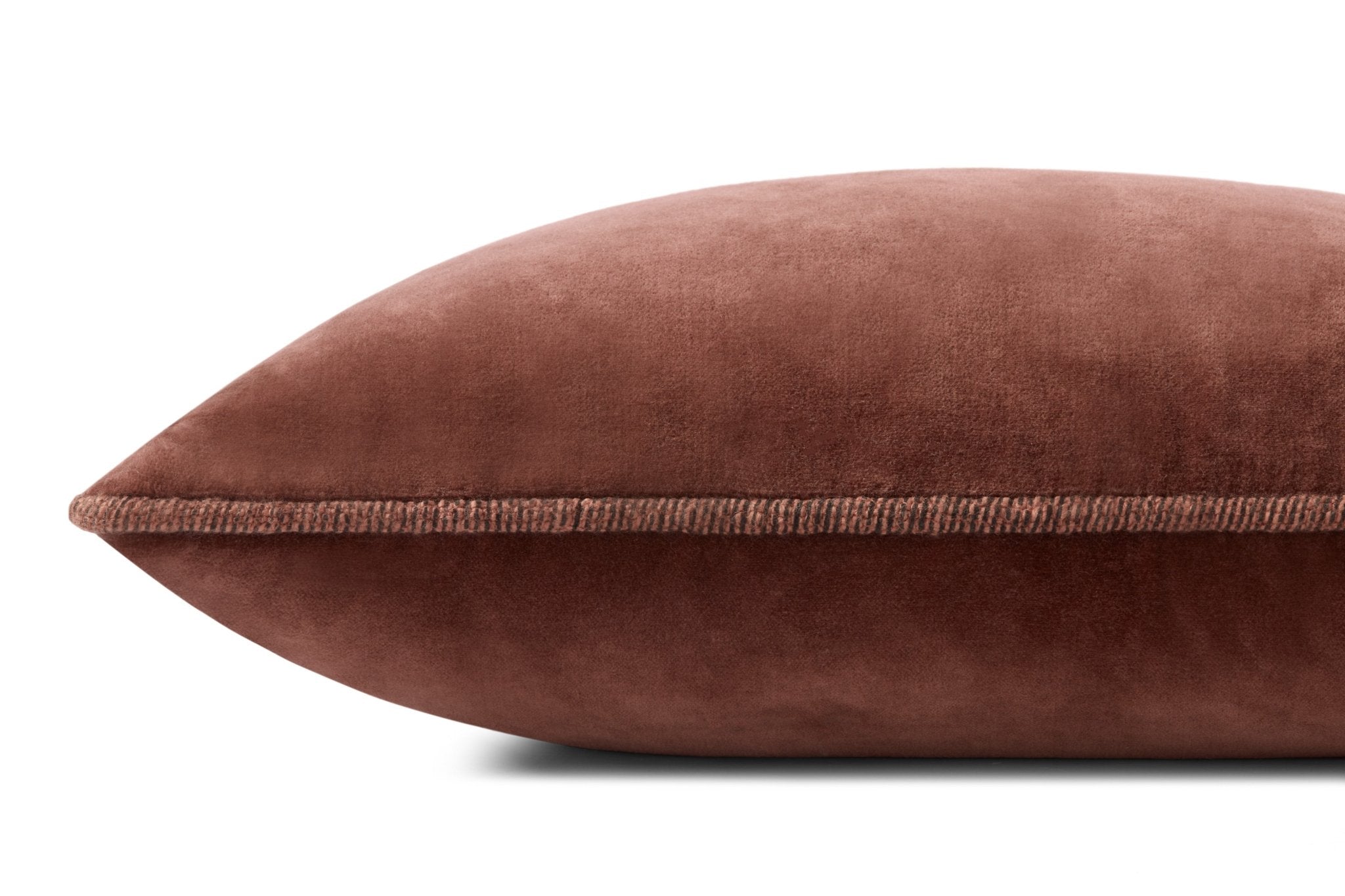 Chris Loves Julia x Loloi Liza Cinnamon 13'' x 21'' Pillow