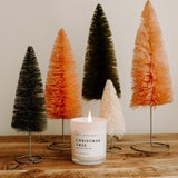 Christmas Tree Soy Candle - White Jar - 11 oz White Cliff Studio Candles and Candle Accessories