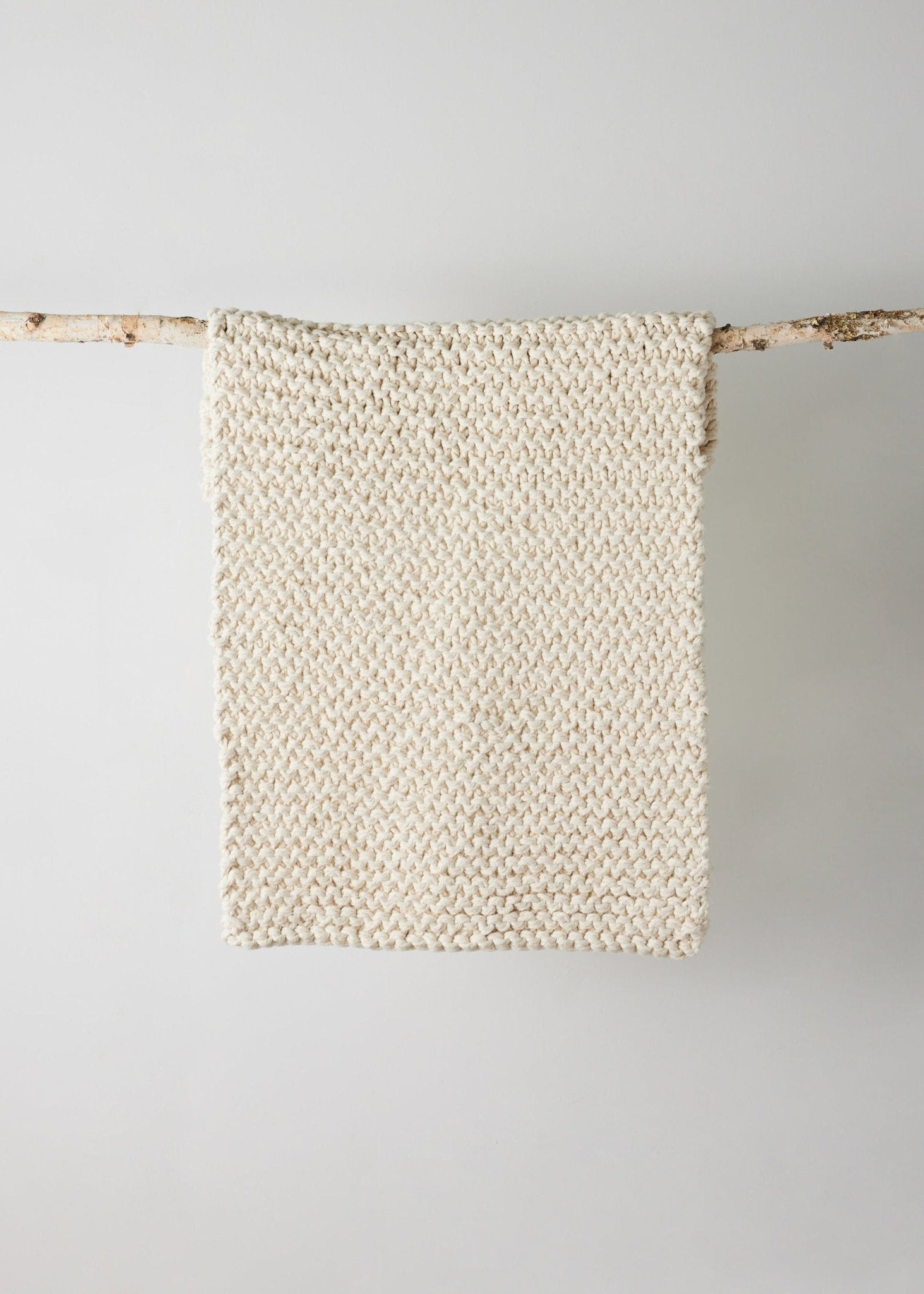 Chunky Ecru Hand - Loomed Mat