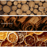 Cozy Season Soy Candle - Tinted Glass Jar - 12 oz White Cliff Studio Candles and Candle Accessories