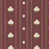 Darby Wallpaper by Mackenzie Nelson White Cliff Studio Florals and Botanicals