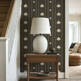 Darby Wallpaper by Mackenzie Nelson White Cliff Studio Florals and Botanicals