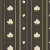 Darby Wallpaper by Mackenzie Nelson White Cliff Studio Florals and Botanicals