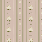 Darby Wallpaper by Mackenzie Nelson White Cliff Studio Florals and Botanicals
