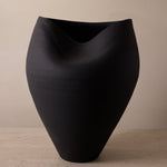 Delamo Ceramic Vase - 17" Large Decorative Vessel White Cliff Studio Vases and Jars