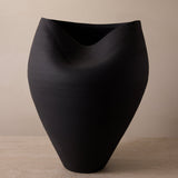 Delamo Ceramic Vase - 17" Large Decorative Vessel White Cliff Studio Vases and Jars