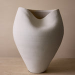 Delamo Ceramic Vase - 17" Large Decorative Vessel White Cliff Studio Vases and Jars