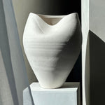 Delamo Ceramic Vase - 17" Large Decorative Vessel White Cliff Studio Vases and Jars