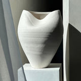 Delamo Ceramic Vase - 17" Large Decorative Vessel White Cliff Studio Vases and Jars