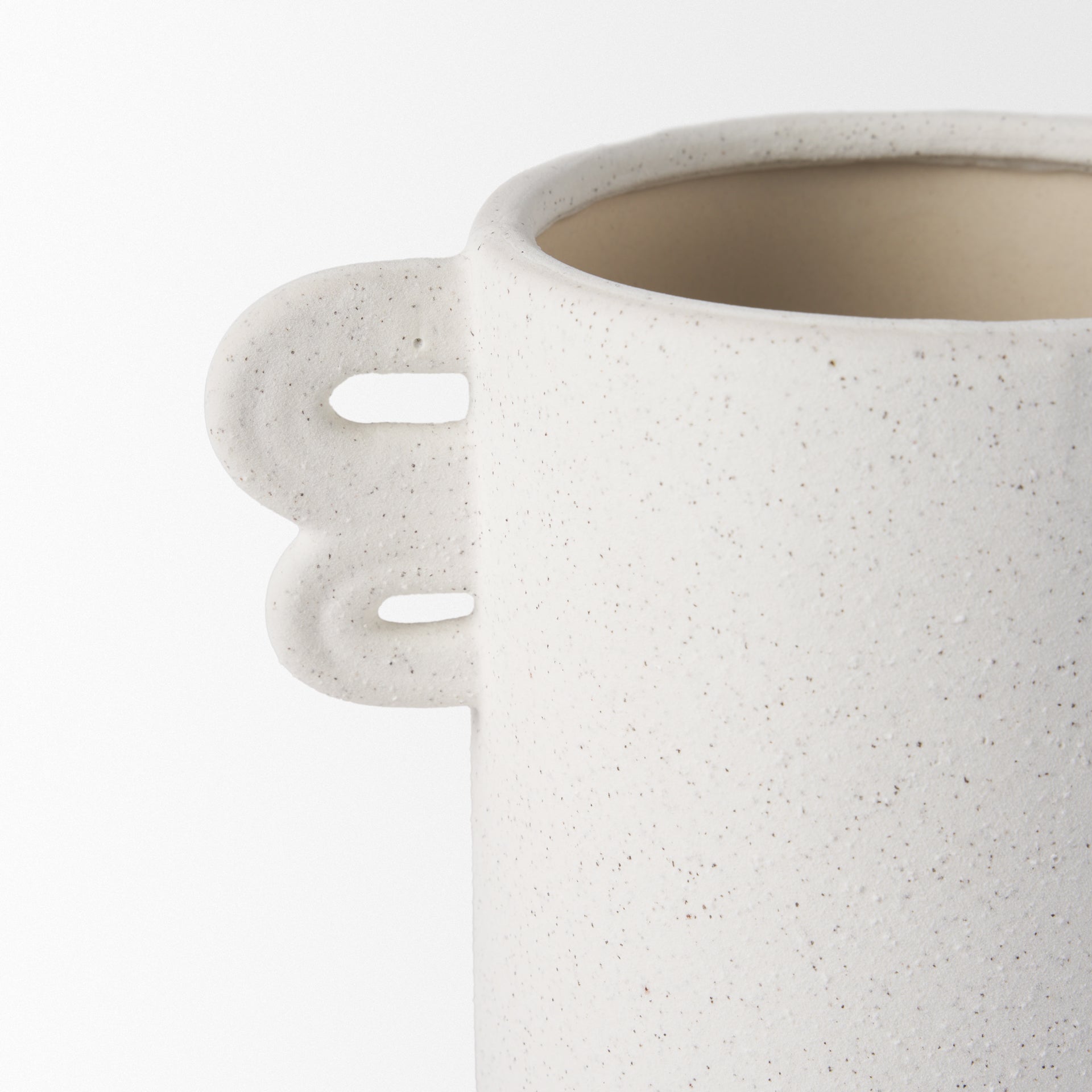 Downton Stone Vase with handles
