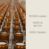 Farmhouse Soy Candle - Amber Jar - 9 oz White Cliff Studio Candles and Candle Accessories