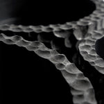 Mahogany Chopped Display Bowl Set in Black White Cliff Studio Bowls and Trays